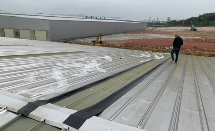 新北厂房屋面防水维修案例